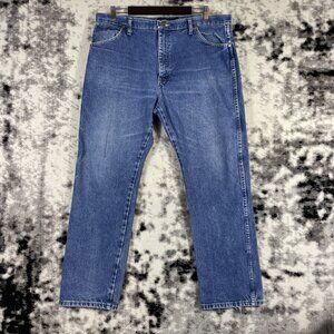 Wrangler George Strait Cowboy Cut Jeans Mens‎ Size 38x30 Medium Wash Rodeo West